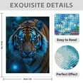 thumbnail image 3 of Diamond Art Kits for Adults - 5d Majestic Blue Eyed Tiger Forward Diamond Painting for Adults, Diamond Art for Adults Beginners, Diamond Painting Kits for Adults for Home Wall Decor, 3 of 7