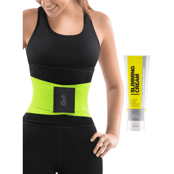 Slim Abs Women S Corset Waist Trainer Shaper For Weight Loss With Slimming Body Firming Sweat Cream Walmart Com