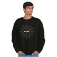 thumbnail image 4 of Spooky Halloween NASA Spider Web Sweatshirt for Men or Women Brisco Brands S, 4 of 6