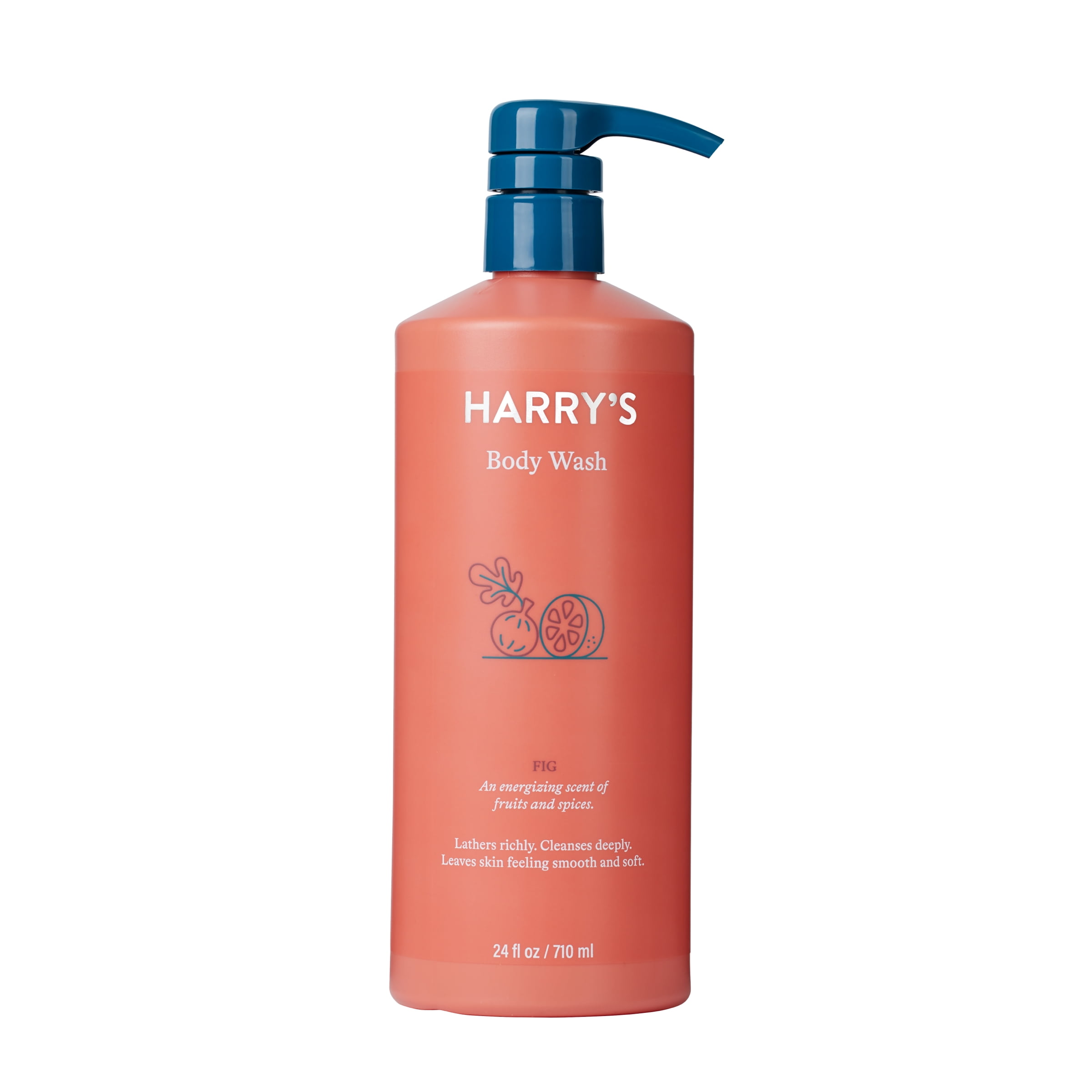 Harry's Men's Cleansing Body Wash Pump, Fig Scent, 24 fl oz