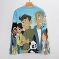 thumbnail image 3 of Wild Kratts Unisex Sweater Long Sleeve Fall Casual Crewneck Tops Pullover Active Streetwear Fashion Sweatshirt XL, 3 of 6