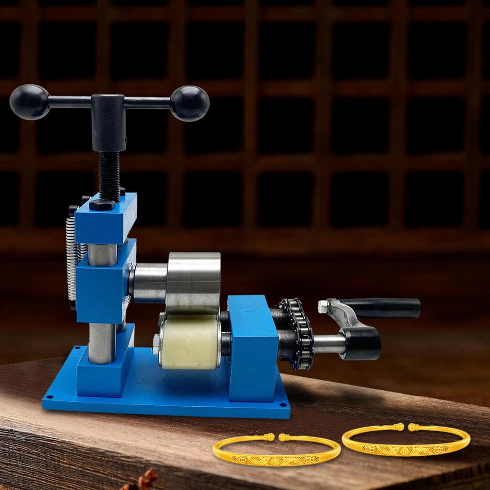 Multi-Function Hand Crank Ring Bending Machine, Bracelet Ring Earring Press Bending Machine, Hand Crank Ring Bracelet Press Bender Jewelry Ring Bender Making Tool