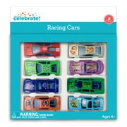 Way to Celebrate Metal Diecast Racing Cars 8 Pack Assorted, Party Toys