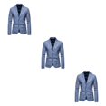 thumbnail image 1 of ZheElen Professional Look Suit Jackets For Polished And Fashionable Appearance blue M 3Set, 1 of 6