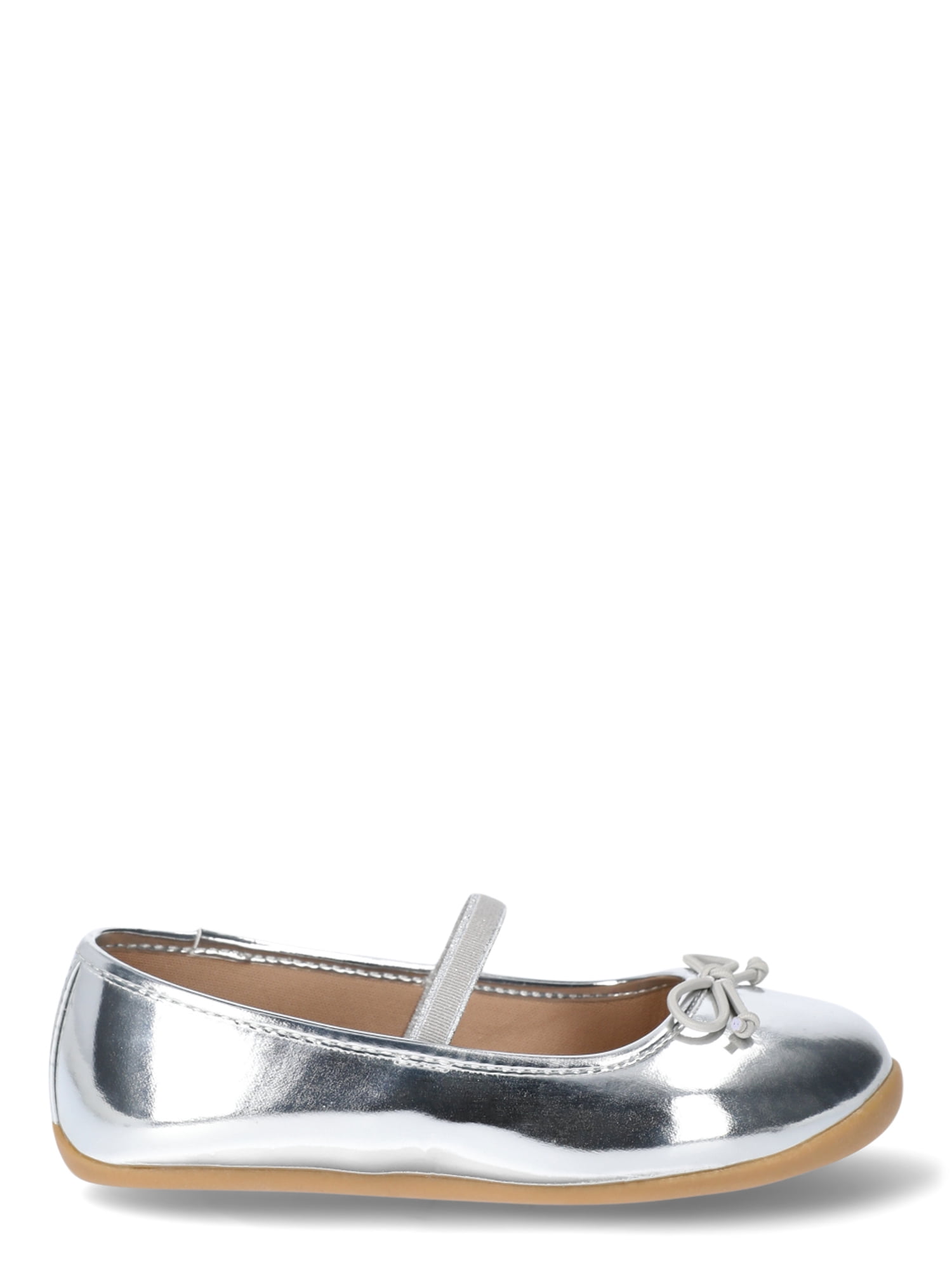 Wonder Nation Girls Bow Ballet Flats