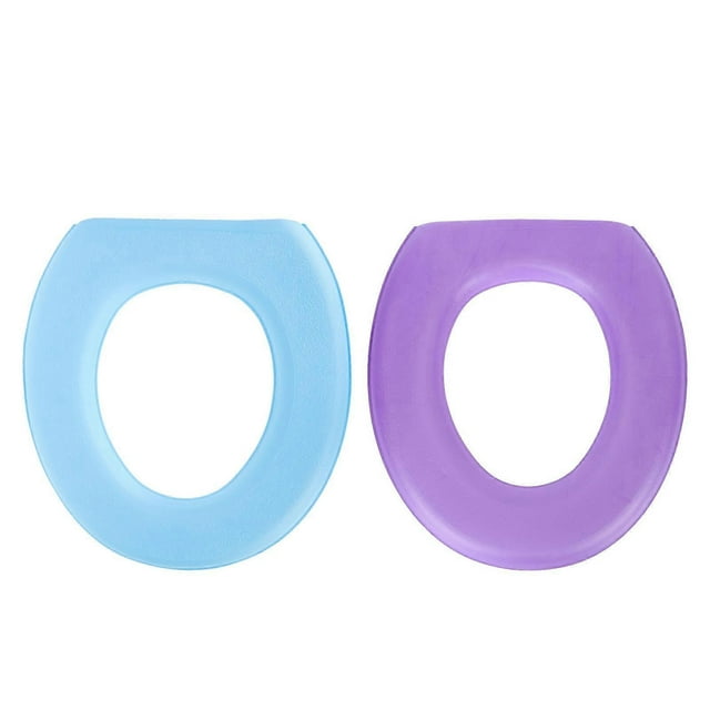 2 Pcs Toilet Bowl Seat Toilet Seat Pad Bathroom Toilet Cushion Toilet Cover Toilet Warm Toilet Pads