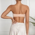 thumbnail image 4 of Krdevn Women's Seamless Strapless Bra No- Support Push-Up Bralette for Summer,L, 4 of 5