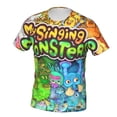 thumbnail image 2 of My Singing Monsters Men's Short-Sleeve T-Shirt Summer Casual Tee Top Breathable Crewneck T-Shirt Xx-Large, 2 of 7