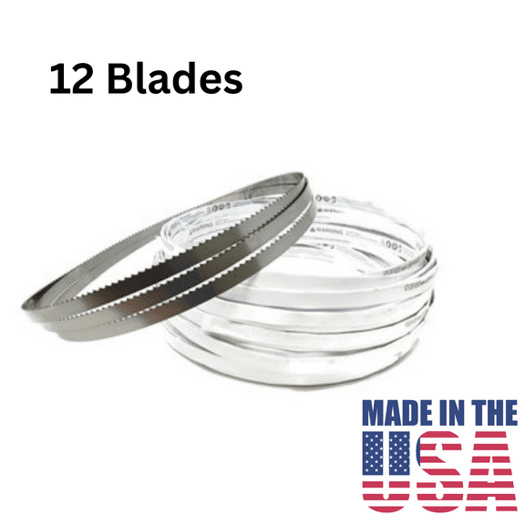 12 Pack Band Saw Blade (Bone-in) 5/8x.025x3TPIx108"