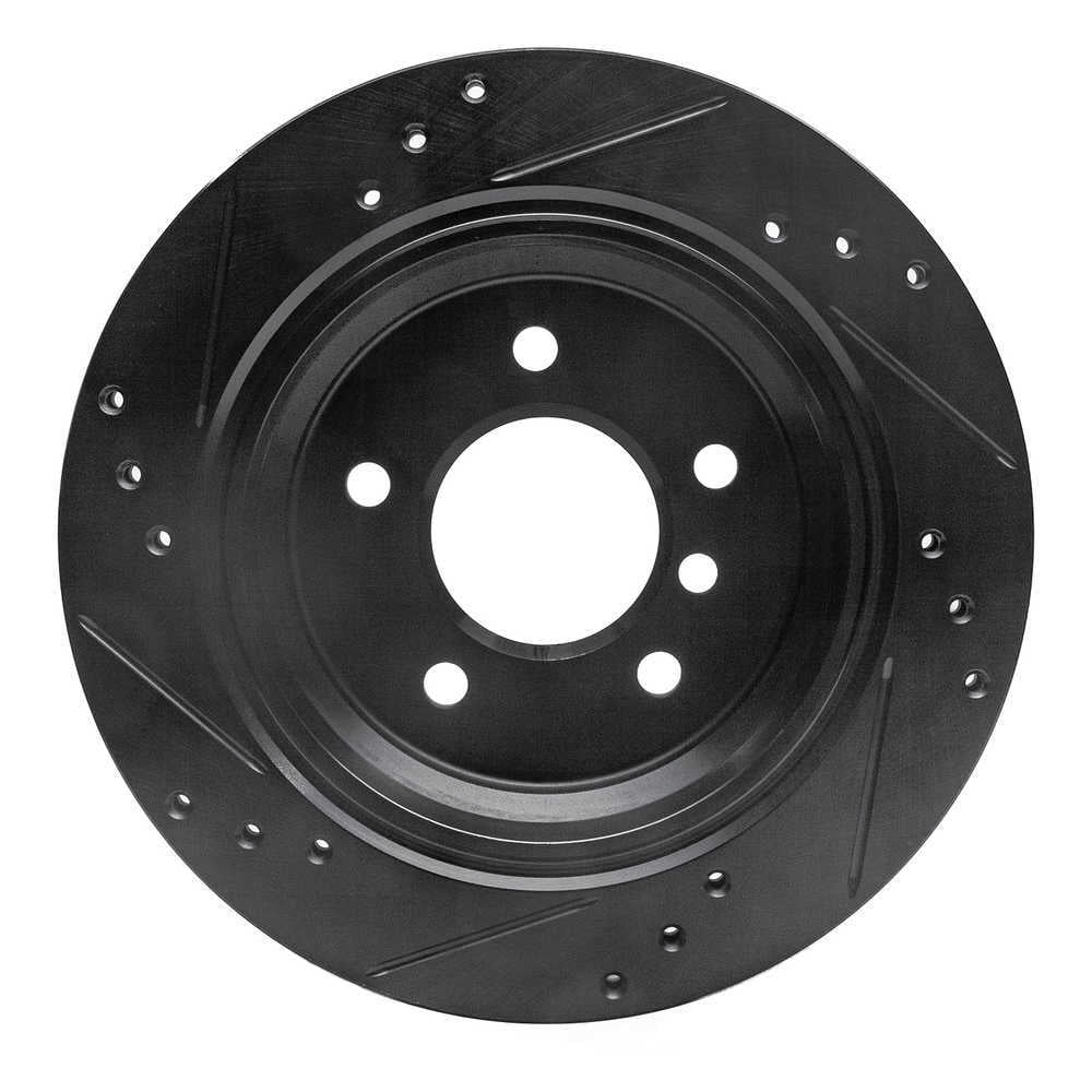 Dynamic Friction Company 633-31044R DFC Brake Rotor - Drilled And Slotted - Black