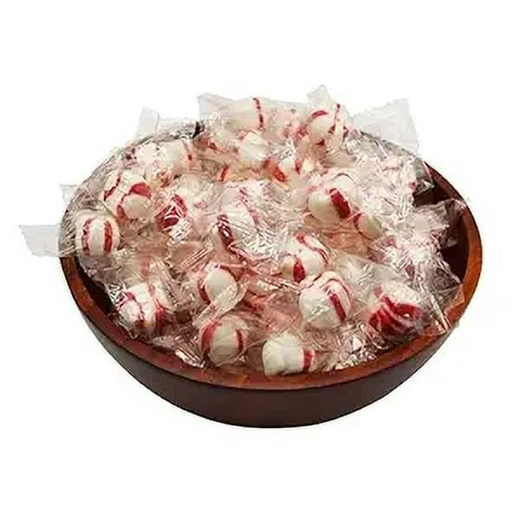 Peppermint Puffs Mint Candy WRAPPED - 1 Pounds-Great For the Candy Jar at Work
