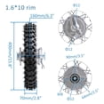thumbnail image 3 of 12" Front Wheel 60/100-12 Tire Rim and 10" Rear Wheel 80/100-10 Dirt Bike Tire Rim Drum Brake for CRF50 XR50 Pit Bike 50cc 70cc 90cc 110cc 125cc Motocross Off Road, 3 of 6
