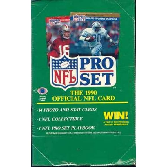 1990 Pro Set Series 1 Football Box