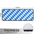 thumbnail image 5 of Kitchen Rugs Sets Of 2,Blue White Checkerboard Checkered Pattern Anti Fatigue Kitchen Mat Rugs Non Slip Washable,Decorative Kitchen Floor Mats for Kitchen,Sink,Laundry,17"x47"+17"x47", 5 of 5