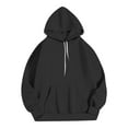 thumbnail image 5 of kamemir Womens Hoodie Essentials Women's Fleece Full-Zip Hoodie (Available in Plus Size)(A-Black,2XL), 5 of 6
