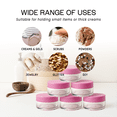 thumbnail image 5 of Beauticom 48 Pieces High Quality 20G/20ML Clear Round Acrylic Cosmetic Product Sample Travel Jars with Flat Top Lids (Pink), 5 of 5