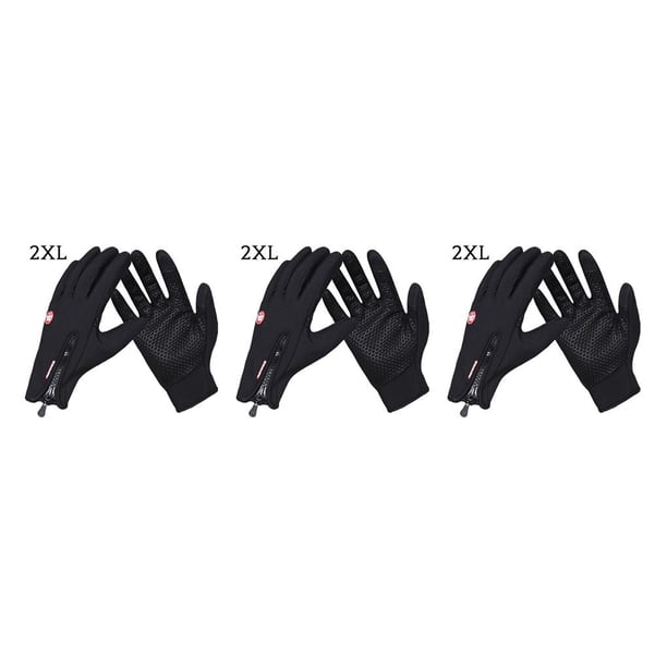 Soidarity 1 par de guantes de ciclismo Pantalla táctil Guantes a prueba de viento Unisex Cálido Antideslizante Manoplas para montar en motocicleta Type4 NO4 Soidarity CBP157587