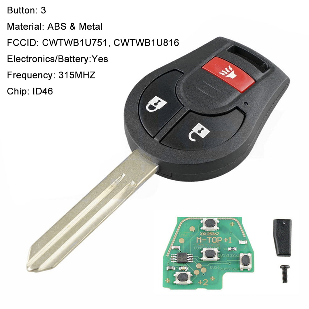 keyless remote control Nissan NV3500 2014 2015 car transmitter clicker key fob 