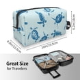 thumbnail image 3 of Uemuo Turtle Pattern Portable Toiletry Bags with Handle, Waterproof travel Make up Bags for Women, Large Capacity Travel Cosmetic Bags, 3 of 9