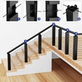thumbnail image 6 of 50 Pack 30 Degree Cable Railing Rubber Grommets for 1/8" 5/32" 3/16" Cables for Metal Cable Railing Posts, 30 Degree Angle Beveled Protector Sleeves, 1/8" Cable Railing Grommet, BL10-A, 6 of 8