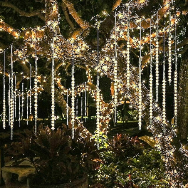 Lluvia de meteoritos Luces navideñas Luz exterior Decoración navideña
