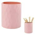 thumbnail image 2 of Silicone Waterproof Pencil Holder – Modern Desk Organizer, Multifunctional Pen Holder for Office Supplies & Makeup Tools, Stylish & Durable, BPA-Free, Large Capacity, Pink, 2 of 5