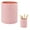Pink, variant on Homesteed Pen Holder for Desk Silicone Pencil Holder Modern Makeup Brush Holder Desk Organizer and Accessories for Office Decor White