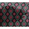 thumbnail image 4 of oneOone Viscose Chiffon Fabric Diamond & Swirl Ikat Print Sewing Fabric BTY 42 Inch Wide, 4 of 4