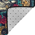 thumbnail image 3 of DouZhe Vintage Skull Snake Flower Pattern Area Rugs Non-Slip Machine Washable Floor Mat, Style Carpet Doormat, 63x48 inches, 3 of 6