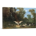 thumbnail image 1 of ARTCANVAS Ducks Resting In The Sunshine Canvas Art Print by Jean Baptiste Oudry - Size: 60" x 40" (1.50" Deep) (3-Piece), 1 of 9