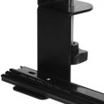 thumbnail image 3 of Desk Extender Holder Keyboard Bracket for Office Use Black Iron Extended Working Space 2 Sets, 3 of 4
