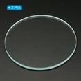 thumbnail image 3 of Unique Bargains 2.5'x0.12' Dia Flashlight Glass Lens, 2 Pcs Polished Edge Glass Lens, Transparent, 3 of 5