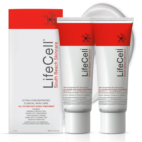 Crema antienvejecimiento LifeCell All In One reduce las arrugas 75 ml