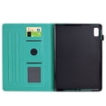 thumbnail image 5 of Case for Lenovo Tab M9 9.0" 2023, Carbon Fiber Texture PU Leather Multi-Angle Viewing Stand Shockproof Flip Case with Card Slots Magnetic Clasp, for Lenovo Tab M9 9.0" 2023, Light Green, 5 of 6