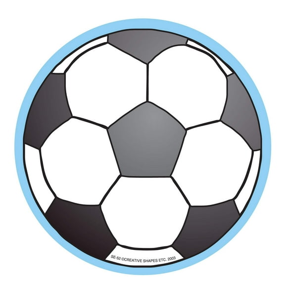 SHAPES ETC. Large Notepad - Soccerball