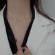 thumbnail image 4 of Collar de mujer personalizado, colgante en forma de corazón, incluido para tu hija y tu mamá. Bi, 4 of 5