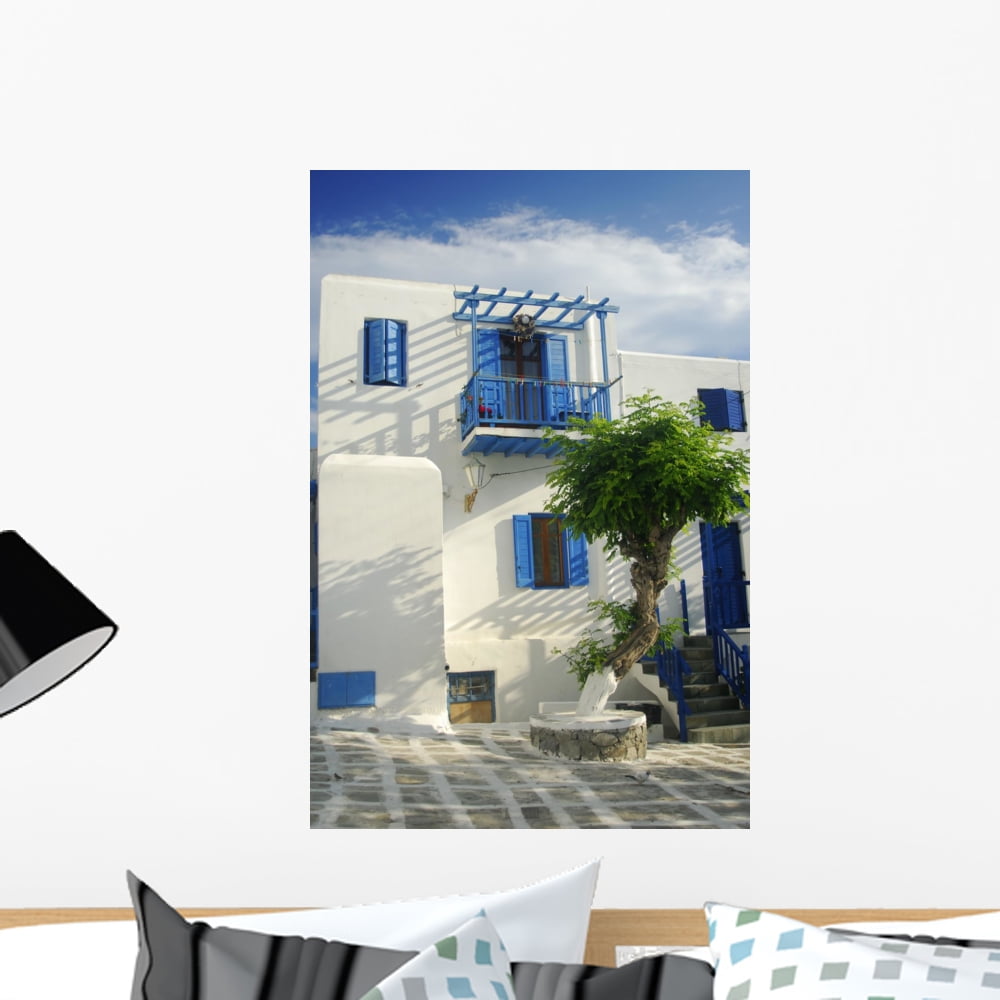 Autocollant Décalque Vinyl Mykonos Grèce - Skyline Et Monuments, Die-cut, Marque IYVM, Neuf