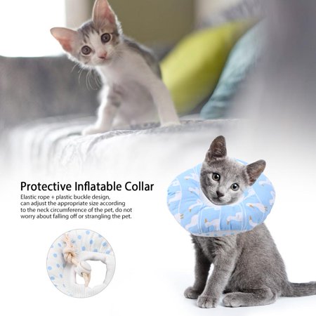 Faginey Elisabeth Collier Gonflable De Protection Apres La Chirurgie Bouclier Sain De Collier De Guerison Collier De Protection Collier Pet Elizabeth Walmart Canada