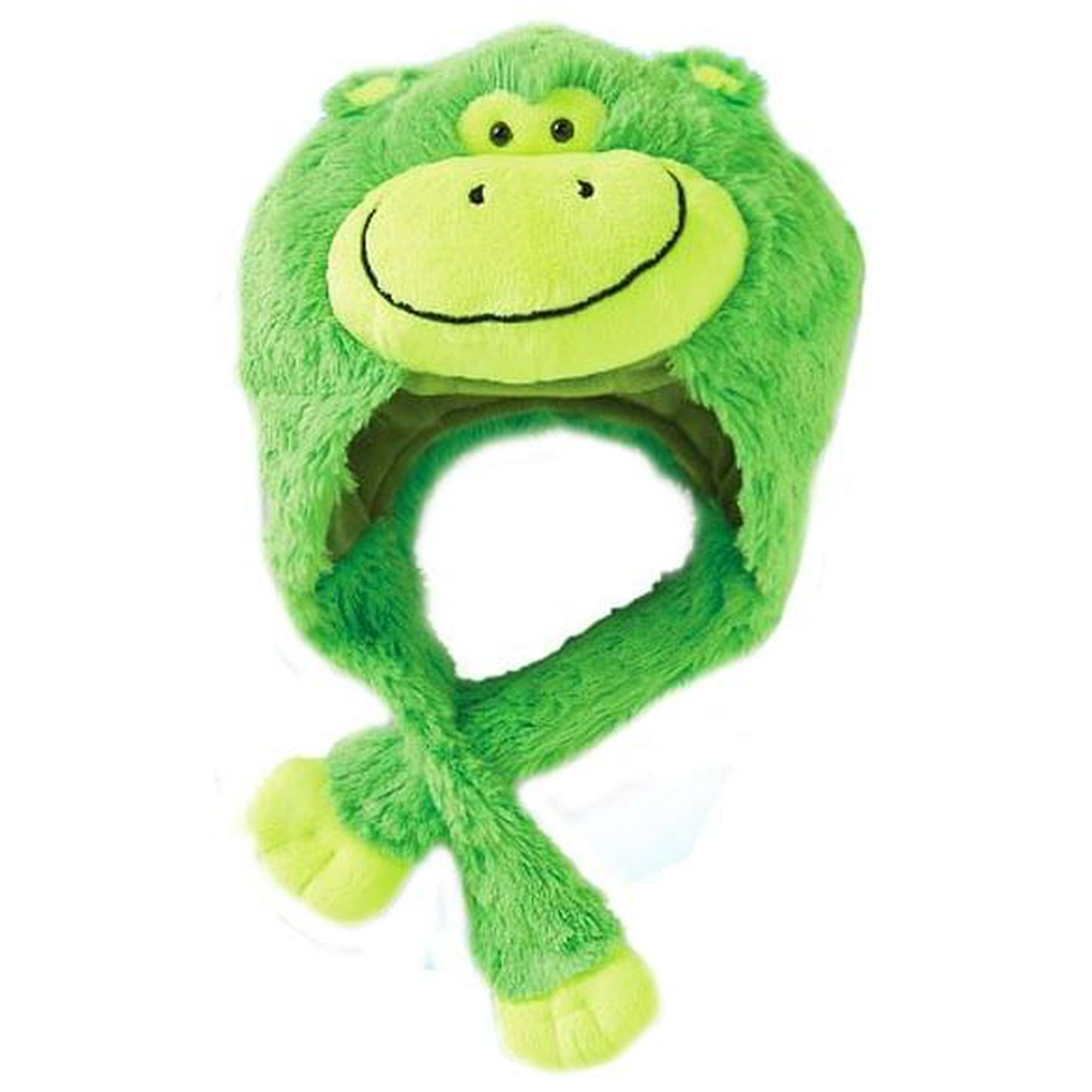 My Pillow Pets Premium Plush Hat Neonz Neon Green Monkey Walmart