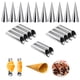 thumbnail image 1 of Wosthever Molde de pastelería de tubo de rosca grande y duradero con 10 moldes cónicos para hornear pasteles cilíndricos caseros Cocina y Comedor, 1 of 6