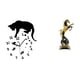 thumbnail image 1 of Reloj con figura de caballo, estatua moderna, movimiento silencioso para sala de estar, dormitorio, centro de mesa, comedor, decoración del hogar, 1 of 8