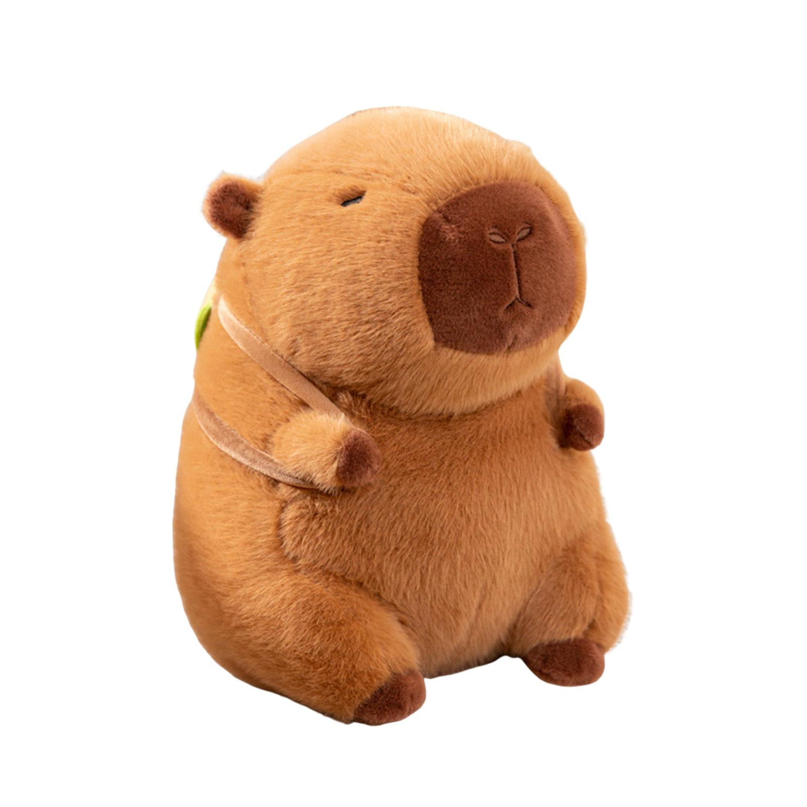 LeeQinersw Adorable Capybara Stuffed Animal Cuddly Cartoon Plush Animal Doll Cute Plush Toy 33cm