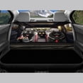 thumbnail image 5 of Uourmeti Car Front Back Seat Covers Full Set Polyester, Compatible with Sedan Seats Car Interior Accessories, for Sedans Truck, Funny Black Cat Couple Pattern, 5 of 9