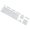 White, variant on Ergonomic OEM Height ABS Keycaps Korean Keycaps for Mechanical Keyboards