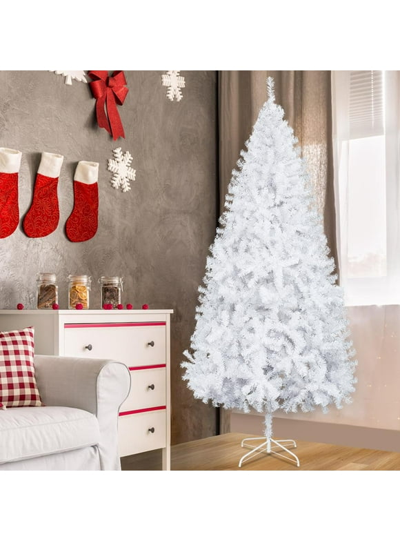 White Christmas Trees