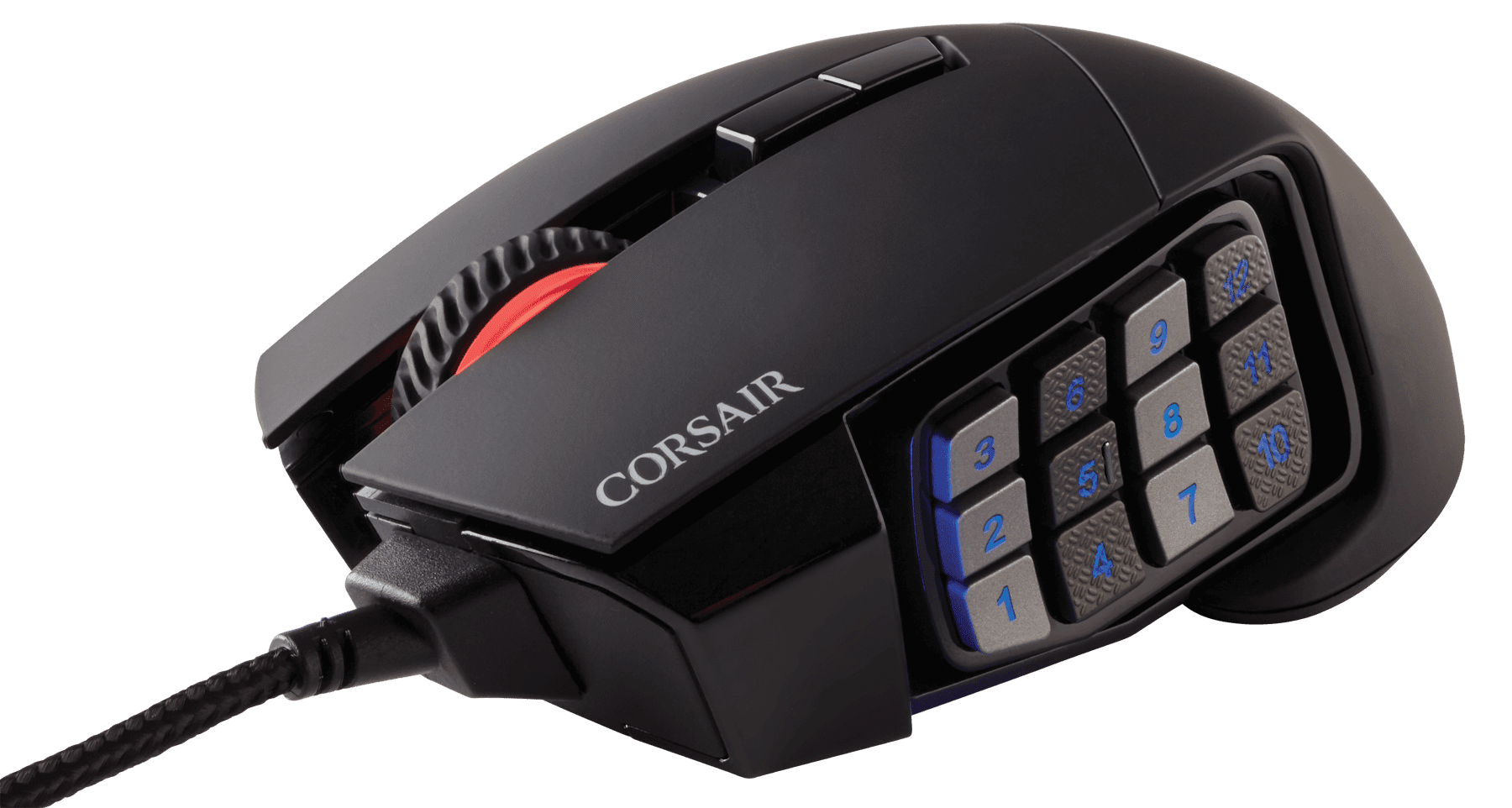 Corsair Scimitar RGB PRO Optical Gaming Mouse Button Design Walmart.com