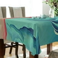 thumbnail image 3 of Coolnut Chinese Style Tablecloth, Waterproof Washable Polyester Square Table Cover, Durable Tablecloth for Kitchen Dining Table Party Decor, 60"X 120", 3 of 7