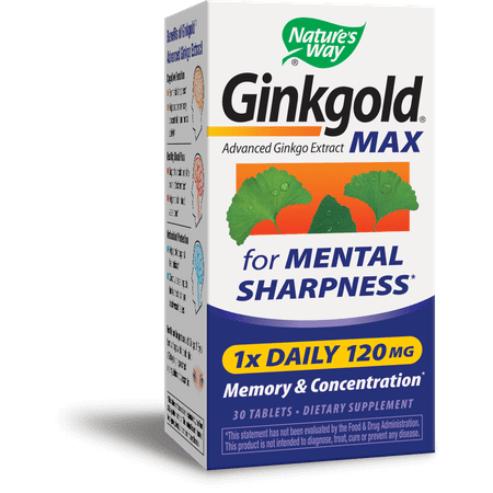 Nature's Way Ginkgold Max 120 mg - 30 Tablets