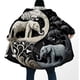thumbnail image 1 of Capa con capucha con estampado 3D de dragón de tatuaje vikingo para hombres, abrigo grueso y cálido, capa de forro polar a prueba de viento, bata, manta con capucha, Yin y Yang,-2, 1 of 4