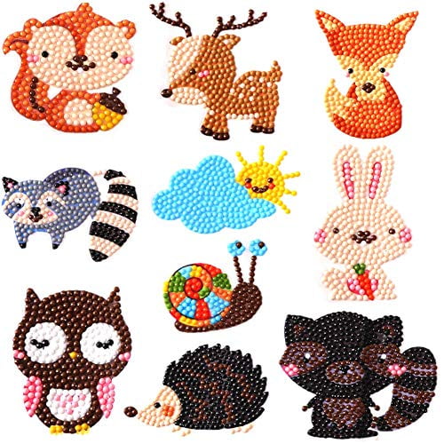 Diamond Painting Stickers Kits for Kids,Diamond Kits Paint by Numbers Diamonds,Arts and Crafts